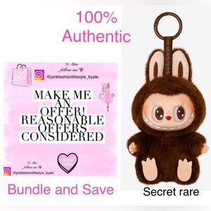 Authentic Popmart Labubu Have A Seat - DuoDuo (Secret)
